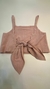 Blusa sem mangas em linho - loja online
