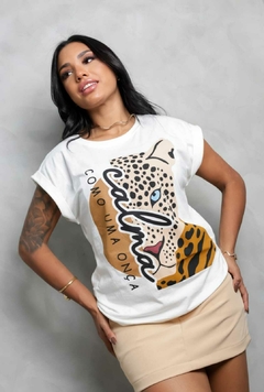 T-shirt Calma Como Uma Onça