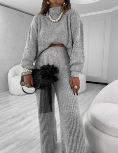 Conjunto Mousse Tricô Canelado - loja online