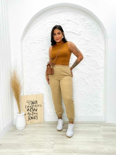 Cropped Regata Básica Canelado - comprar online