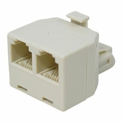 ADAPTADOR T RJ11 2F/RJ11 1M