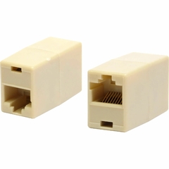 EMENDA FEMEA RJ45 8 VIAS FEMEA RETA DICOMP BCA/BEGE - comprar online