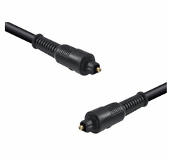 CABO DE AUDIO EM FIBRA ÓPTICA MACHO X MACHO 2M