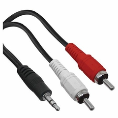 CABO AUDIO/VIDEO 2RCA+P2 STEREO 1,5M