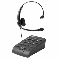 TELEFONE HEADSET C/ BASE DISCADORA HSB50 PRETO INTELBRÁS