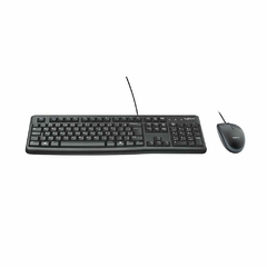 KIT MOUSE E TECLADO LOGITECH MK120 COM FIO PRETO - comprar online