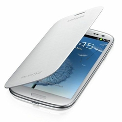 CAPA+PELÍCULA SAMSUNG GALAXY S3 I9300 FLIP COVER BCO/MARRO