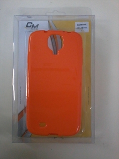 CAPA+PELÍCULA SAMSUNG GALAXY S4 I9500 TPU LARANJA LISO