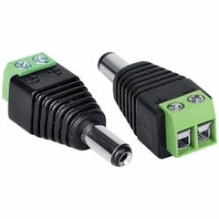 PLUG P4 MACHO 2,1 X 5,5 X 14MM C/ BORNE (A051)