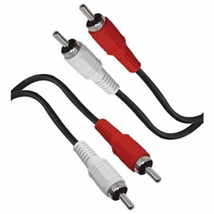 CABO DE AUDIO 2RCA MACHO X 2RCA MACHO 1,5MTS