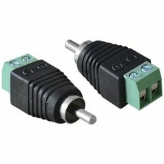 CONECTOR RCA MACHO COM BORNE