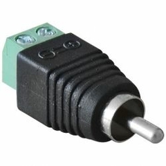 CONECTOR RCA MACHO COM BORNE - Baroni Informática