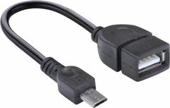 CABO OTG MICRO USB MACHO X USB FEMEA 8 PINOS - comprar online