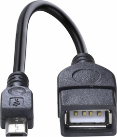 CABO OTG MICRO USB MACHO X USB FEMEA 8 PINOS - Baroni Informática