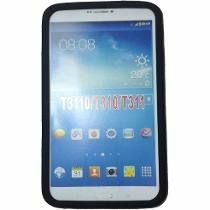 CAPA TRASEIRA SILICONE SAMSUNG TAB 3 LITE 7.0 PRETA