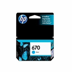 CARTUCHO DE TINTA HP CZ114AB HP670 CIANO