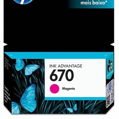 CARTUCHO DE TINTA CZ115AB HP670 MAGENTA