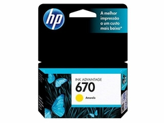 CARTUCHO DE TINTA CZ116AB HP670 AMARELO