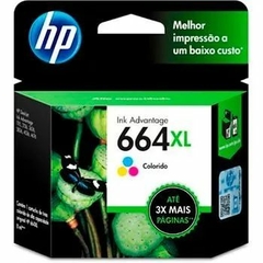 CARTUCHO DE TINTA HP664XL F6V30AB COLORIDO 8ML