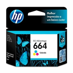 CARTUCHO DE TINTA HP664 F6V28AB COLORIDO 2ML
