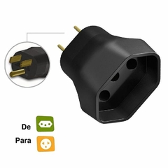 PLUG ADAPTADOR DE TOMADA PARA PADRAO NOVO