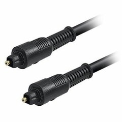 CABO DE AUDIO EM FIBRA OPTICA MACHO X MACHO 3M