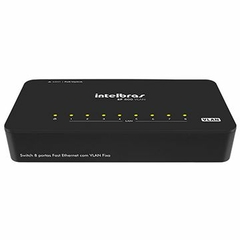 SWITCH 8 PORTAS FAST ETHERNET 10/100 MBPS SF 800VLAN