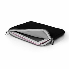 CASE NEOPRENE PARA NOTEBOOK ATE 14- PRETO E CINZA - comprar online
