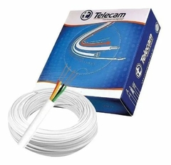 CABO PARA ALARME 50 X 4 VIAS 100M BRANCO