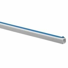 CANALETA 20X10X2000MM COM FITA DUPLA FACE BRANCA