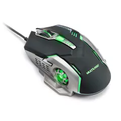 MOUSE GAMER MULTILASER 2400 DPI PRETO E GRAFITE - comprar online
