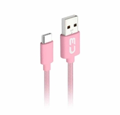 CABO TIPO C USB 2.0 AM X USB 1M ROSA CB-C11PK