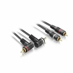CABO RCA EM L 5M PLUGUE EMBORRACHADO - comprar online