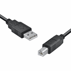 CABO USB 2.0 AM X BM 3,0M PRETO PC-USB3001