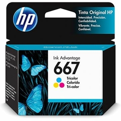 CARTUCHO DE TINTA HP667 3YM78AL COLORIDO 2ML