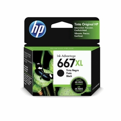 CARTUCHO DE TINTA HP667XL 3YM81AL PRETO 8.5ML