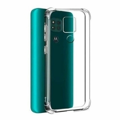 CAPA TRASEIRA MOTO G9 PLAY ANTI IMPACTO TRANSPARENTE