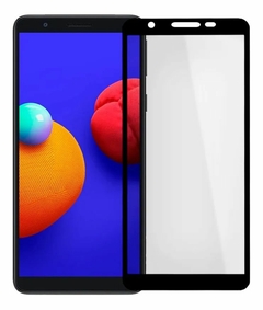 PELICULA DE VIDRO SAMSUNG GALAXY A01 CORE PRETA 3D