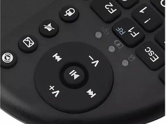 TECLADO MINI E TOUCHPAD AIR PARA TV SMART CK103 PRETO na internet