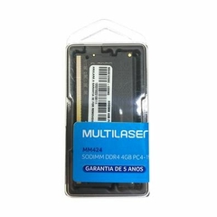 MEMORIA DDR4 MULTILASER 4GB 2400MHZ NOTEBOOK