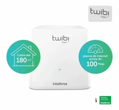 ROTEADOR WIRELESS INTELBRAS MESH TWIBI GIGA+