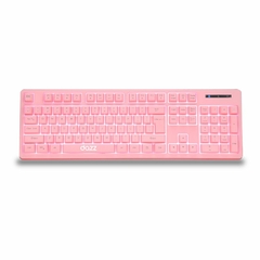 COMBO GAMER TECLADO + MOUSE + MOUSEPAD + HEADSET DAZZ ROSA - comprar online