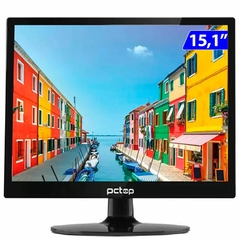 MONITOR LED 15.1¨ PCTOP PC1510 60HZ HDMI VGA PRETO BIVOLT