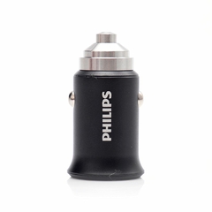 CARREGADOR VEICULAR PHILIPS 2 USB A 4,8A 24W - comprar online