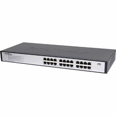 SWITCH 24 PORTAS FAST ETHERNET SF 2400 QR+