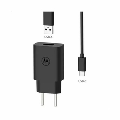 CARREGADOR MOTOROLA TURBO POWER 20W C/CABO TIPO C - comprar online