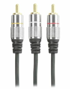 CABO 3RCA X 3RCA 10M METAL