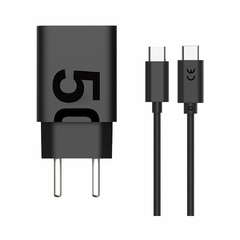 CARREGADOR DE PAREDE MOTOROLA TURBO POWER 50W C/CABO USB-C