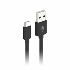 CABO C3TECH USB X USB C 1M 3A PRETO CBC10BK