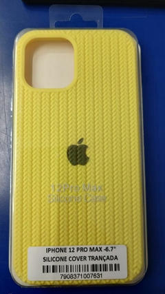 CAPA SILICONE COVER TRANCADA IPHONE 12 PRO MAX